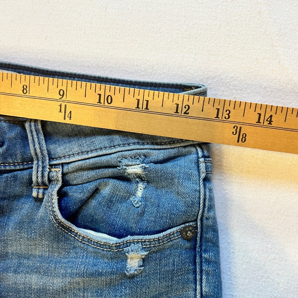 Abercrombie &‎ Fitch The Super Skinny Ankle Mid Rise 26/2L Medium Wash Women - Picture 8 of 10